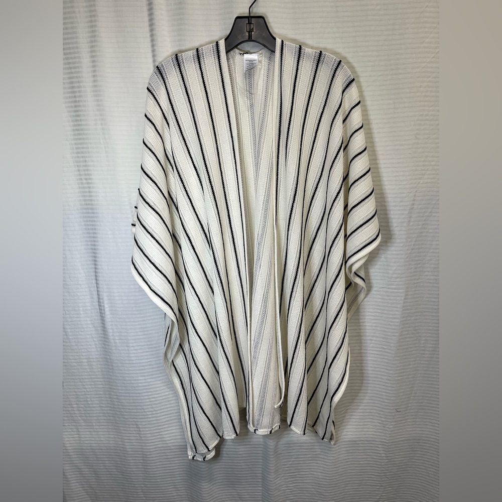 Striped Women's Sweater - Black and White